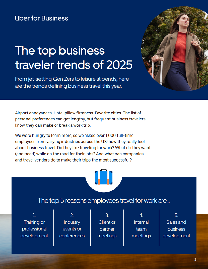 The top business traveler trends of 2025