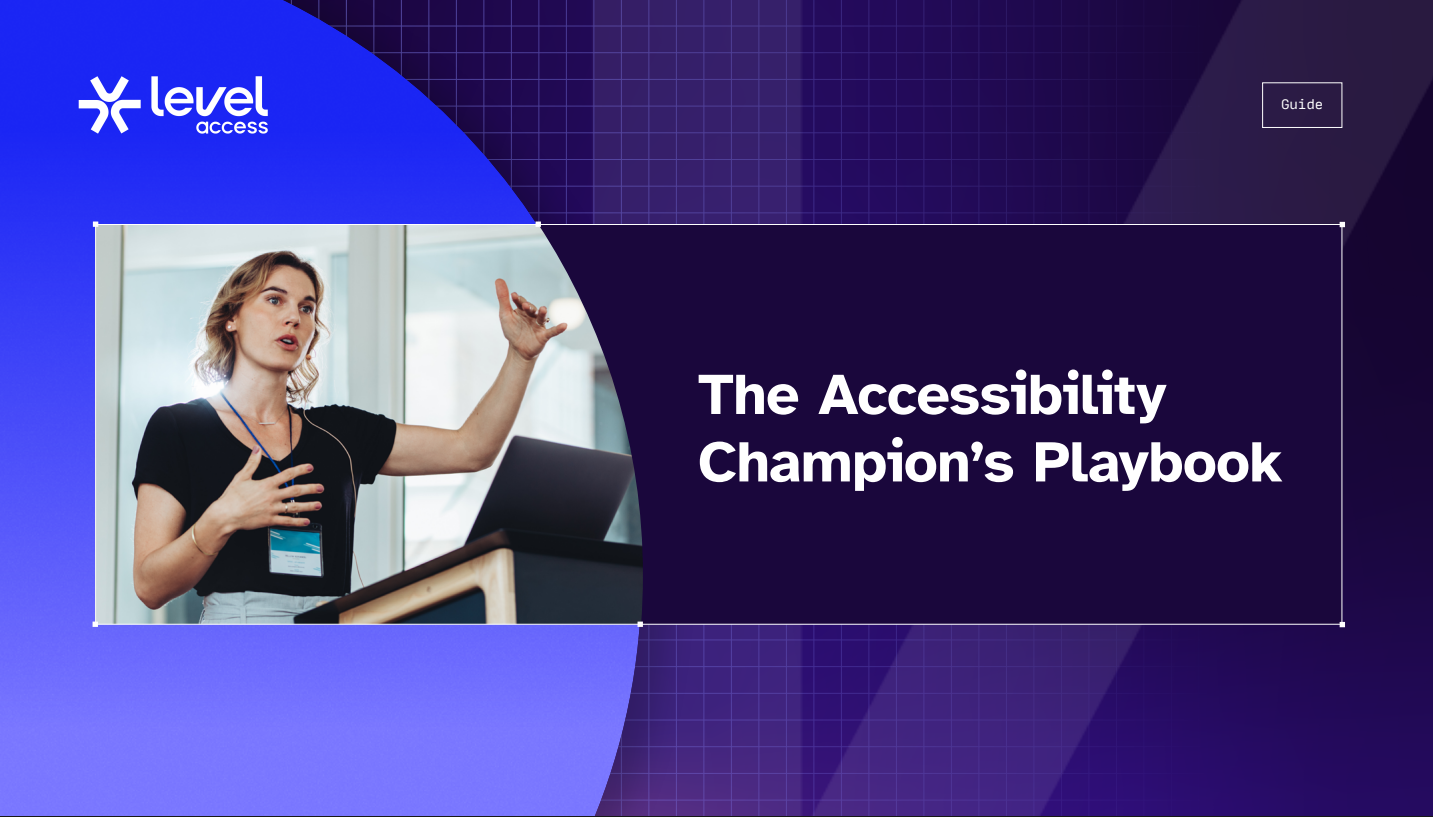 The Accessibility Champion’s Playbook 