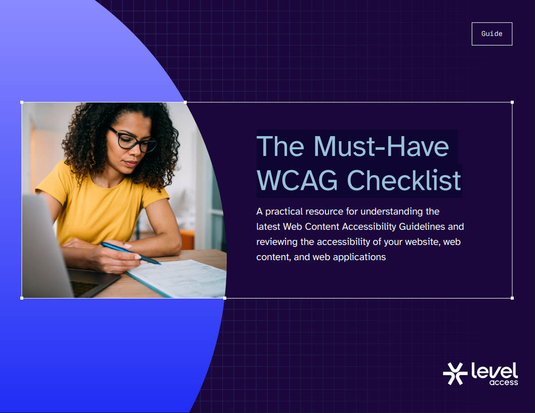 The Must-Have WCAG Checklist